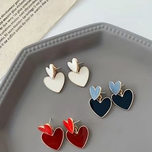 NWT Heart Double earrings Pick one color